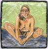 Sitting Nude, tile 1